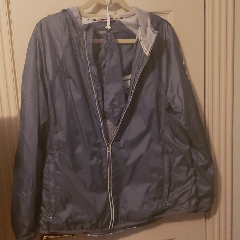 Tommy Hilfiger windbreaker  size XL blue
